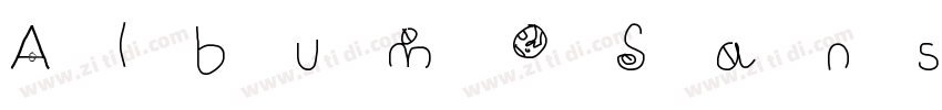 Album Sans Trial Ext字体转换